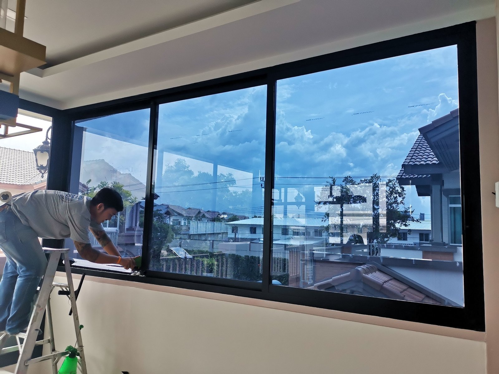 ฟิล์มปรอทวันเวย์ 80%| dm88windowfilms